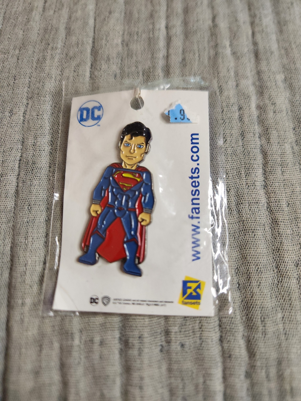 SDCC Exclusive Comic Con DC Enamel Superman Pin